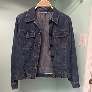 Liz Claiborne Dark Blue Denim Jacket